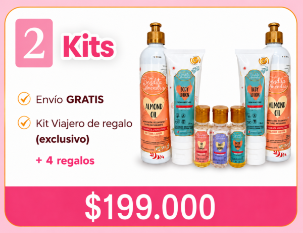Kit Eliminación + Aceite de Coco 120ml + Kit Viajero