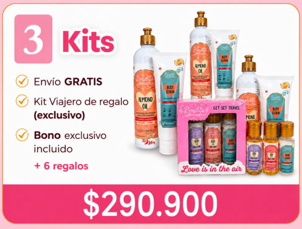 Kit Eliminación + Caja Viajera Love + Kit Viajero